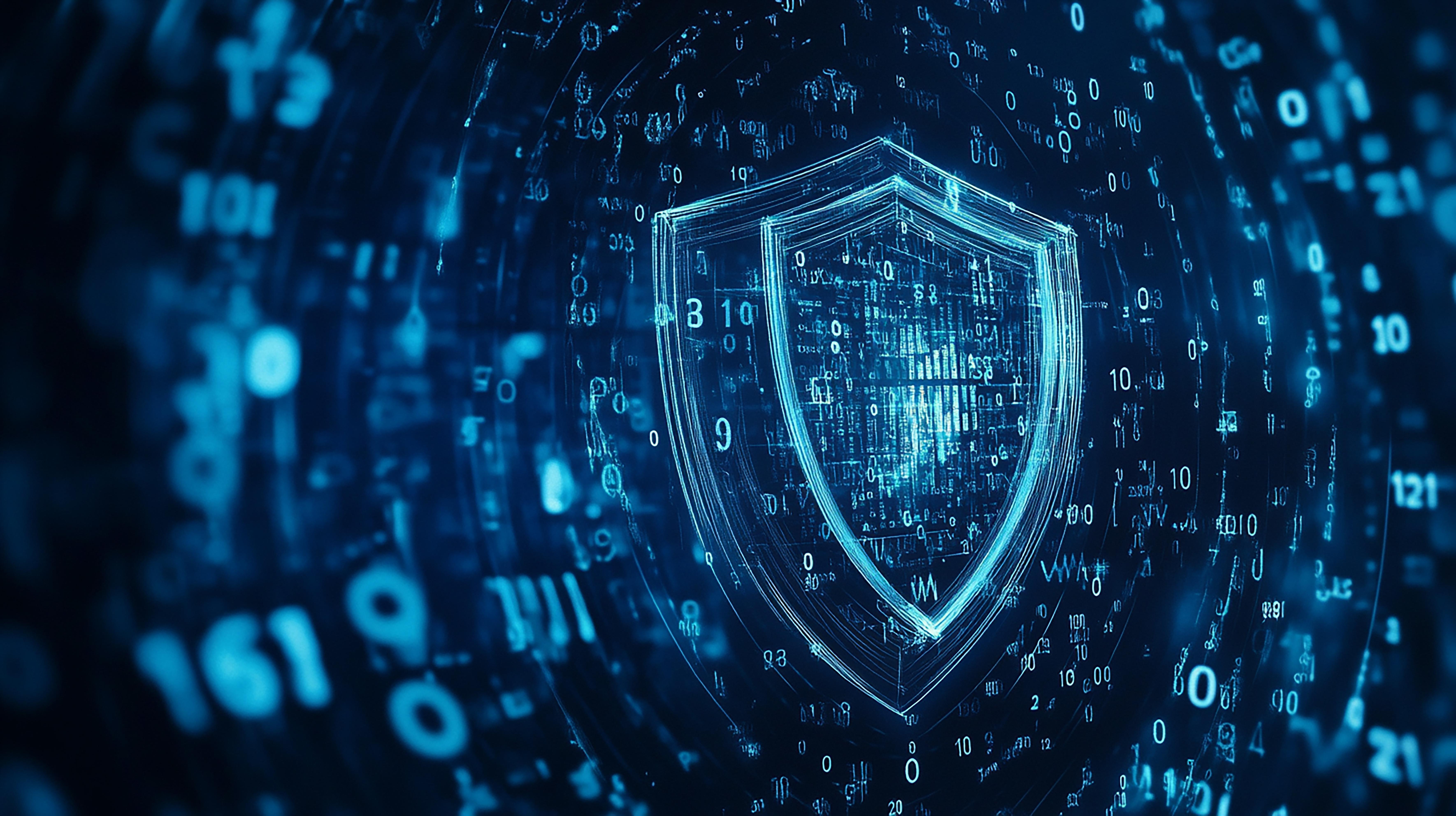 デジタルセキュリティシールドとバイナリコード